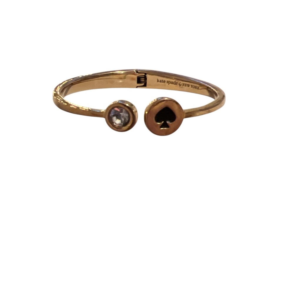 Spot The Spade Open Hinge Bangle